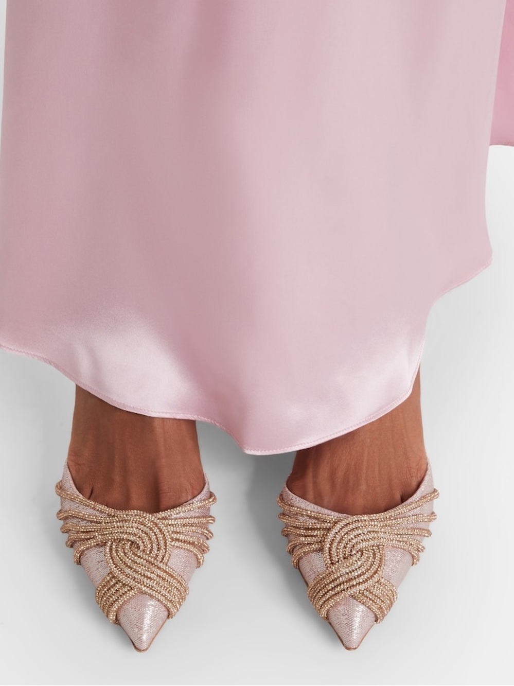 New Aquazzura Gatsby 50 embellished slingback pumps $ 1,565